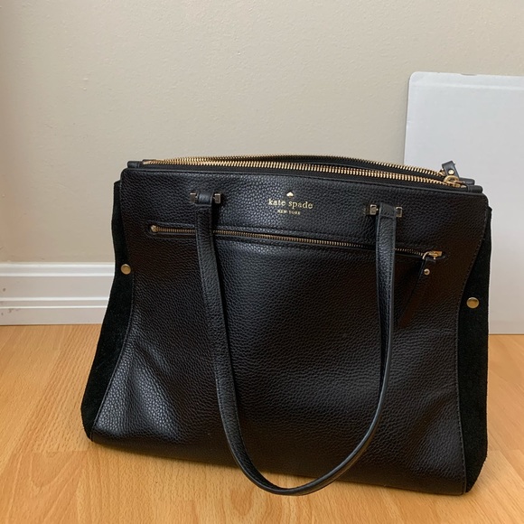 Kate Spade - Suede & Leather Tote - Picture 7 of 10